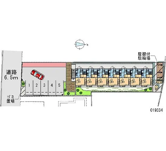 松原市天美西　月極駐車場（LP）